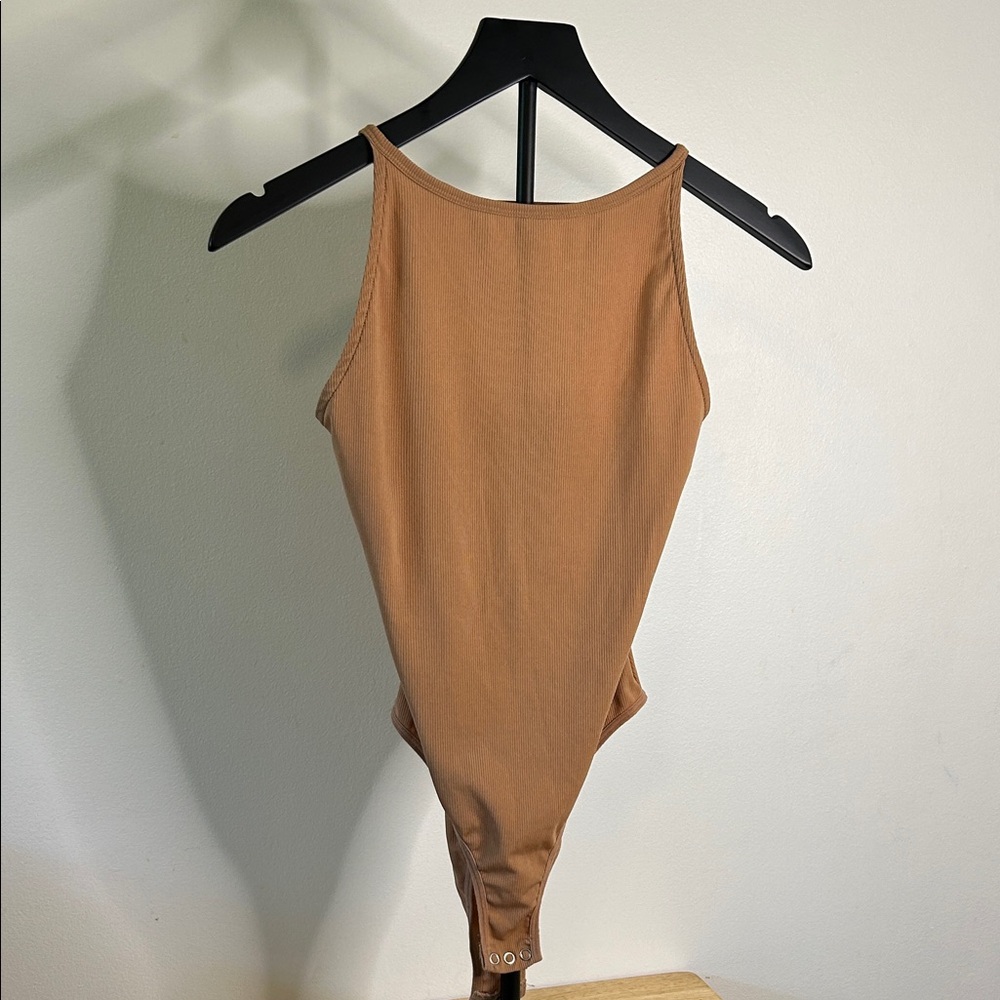 Topshop Camel Shapewear Bodysuit